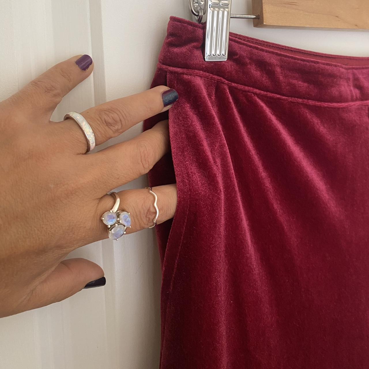 Abercrombie & Fitch Women's Wide leg Pants - Burg… - image 6