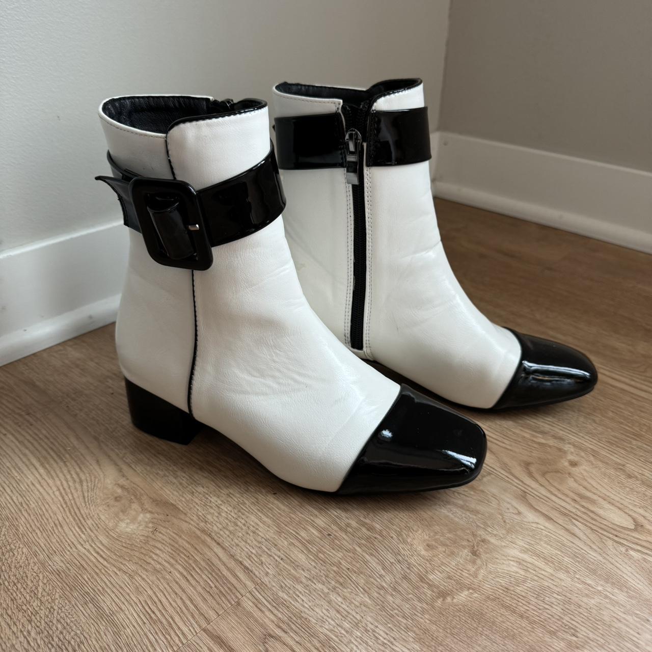 Chanel inspired boots sale