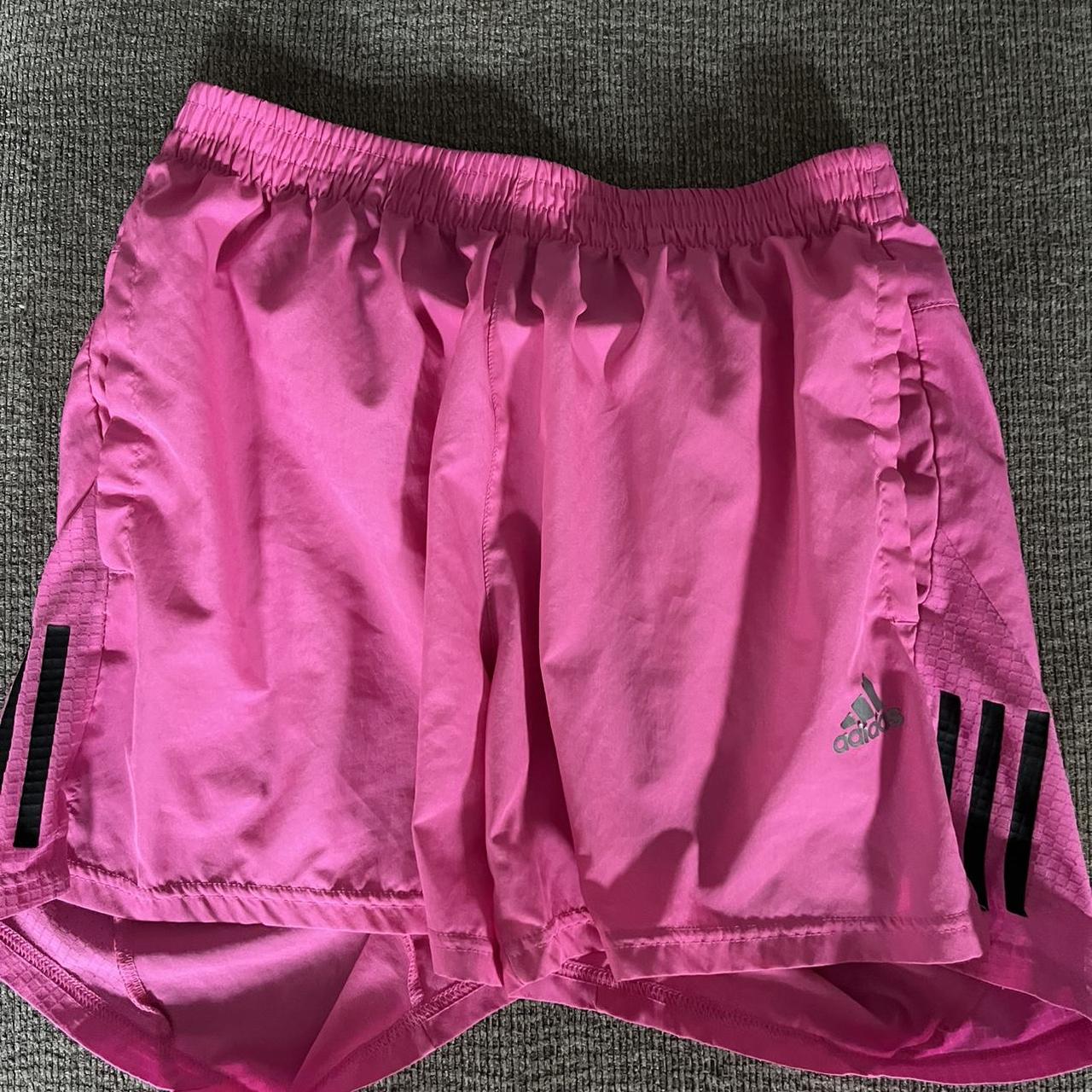 pink adidas shorts peel shown in pic Depop