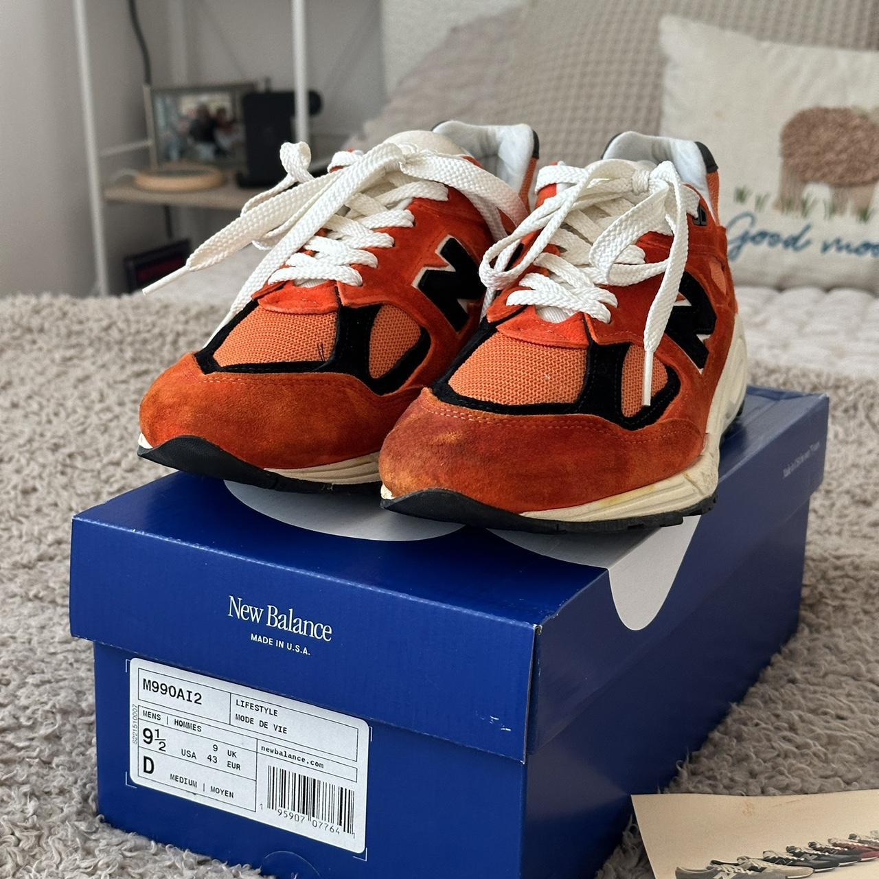 Mens orange hot sale trainers uk