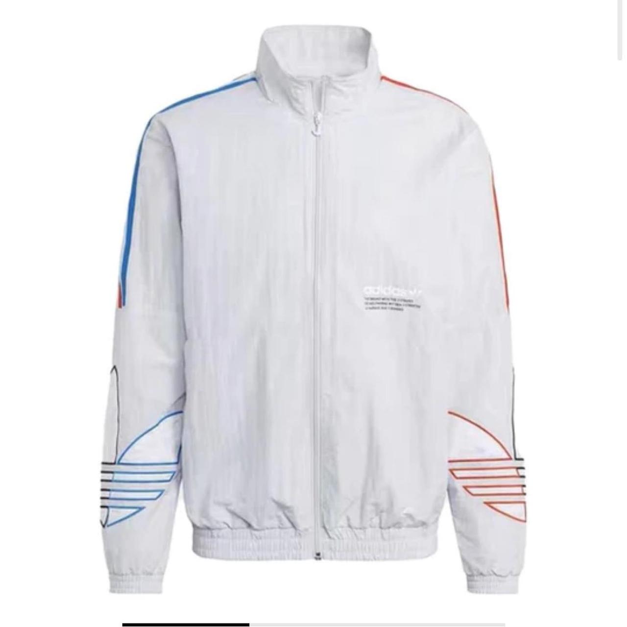 Adidas tri best sale color track jacket