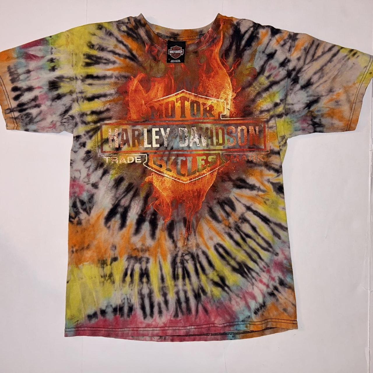 tie dye harley shirt