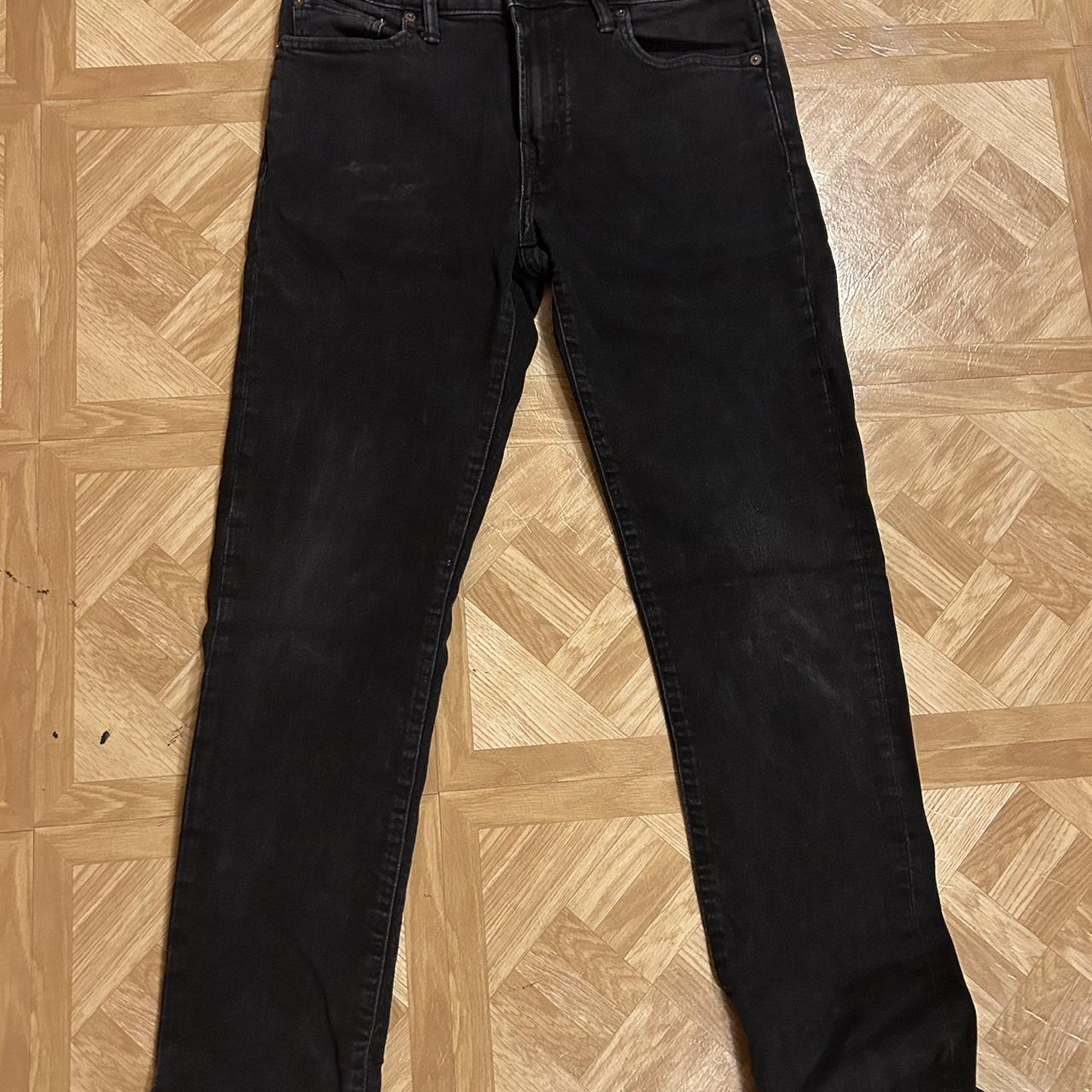 Black American Eagle slim straight jeans 32x32 - Depop