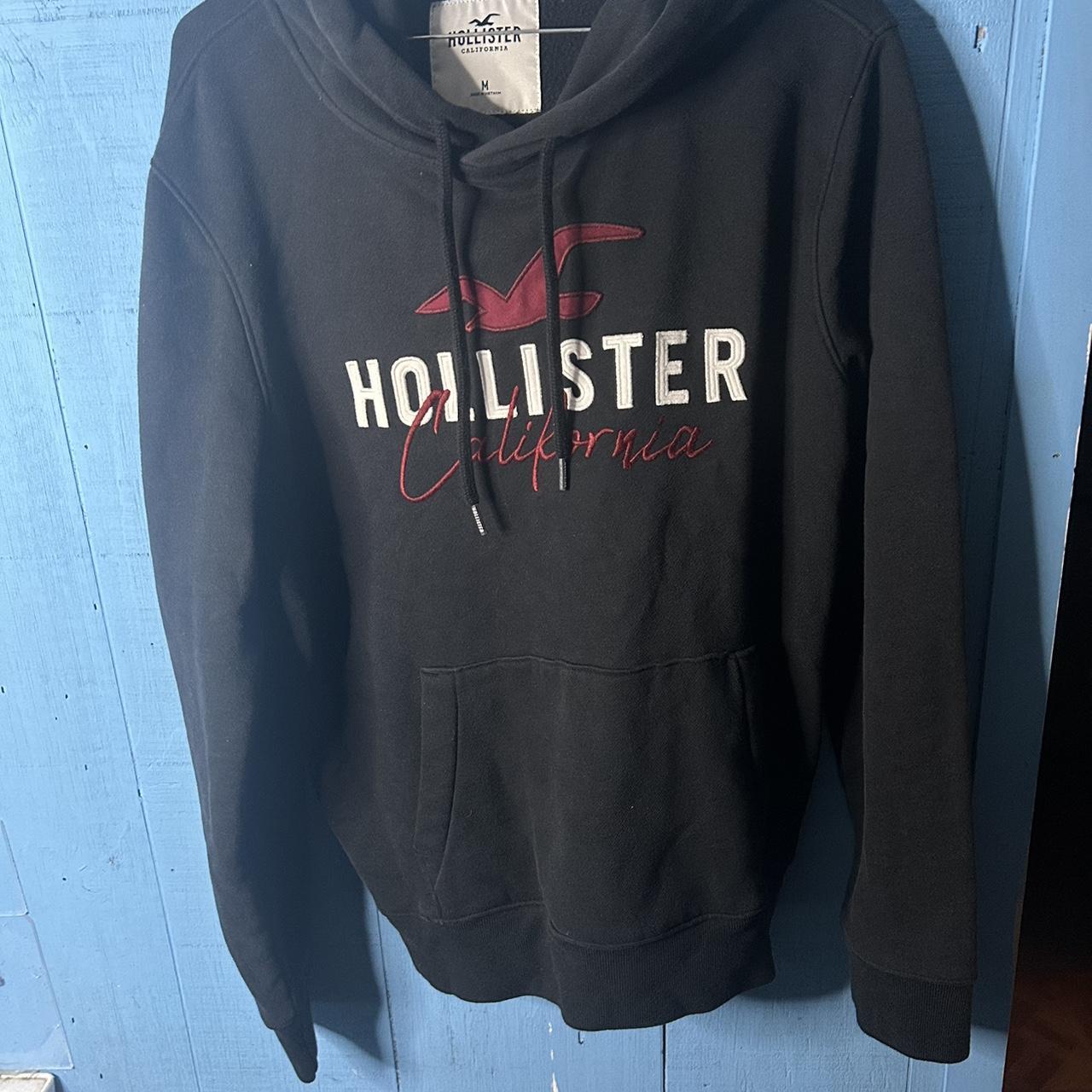 Hollister Logo Pullover Hoodie  Hollister clothes, Hollister