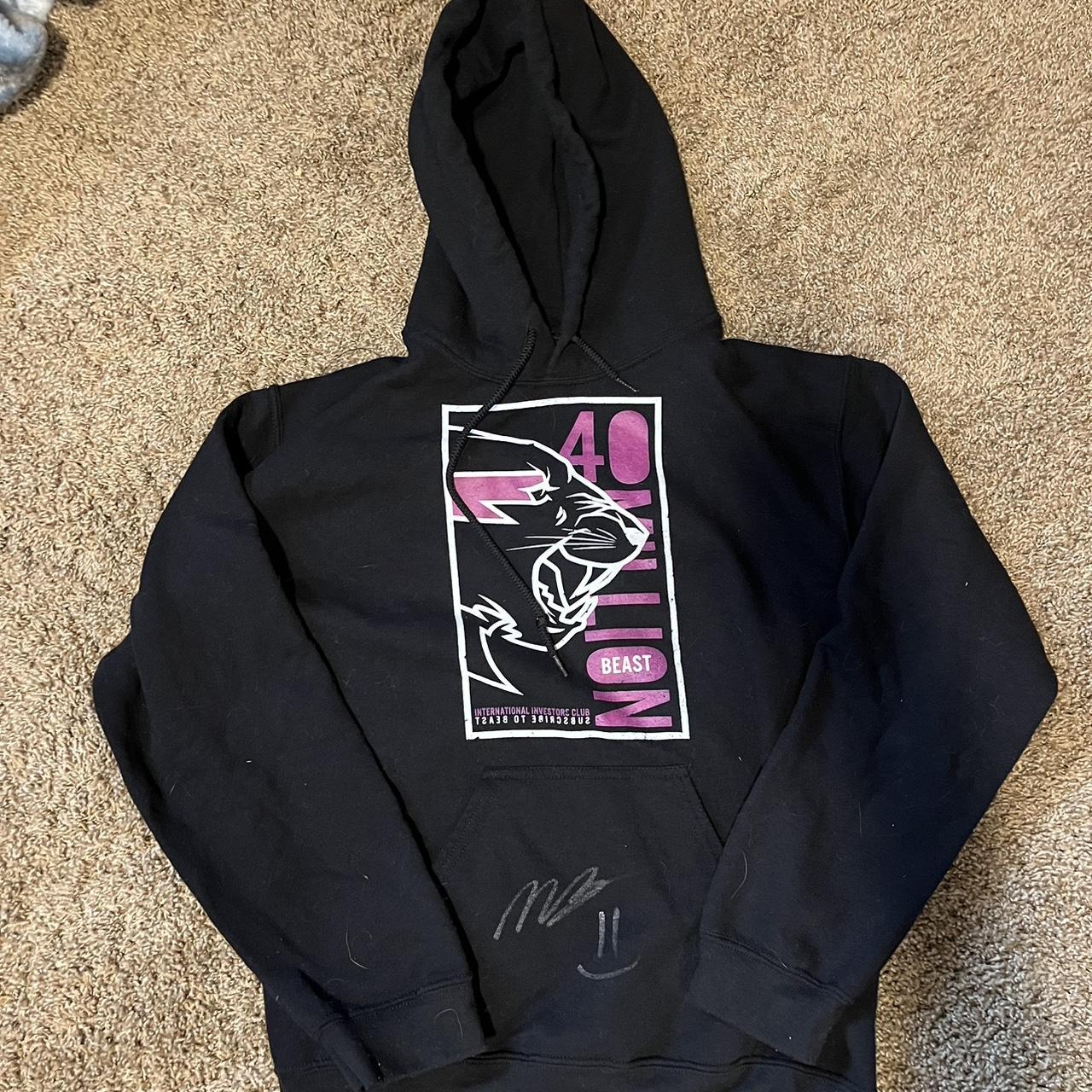 Signed mrbeast factory hoodie