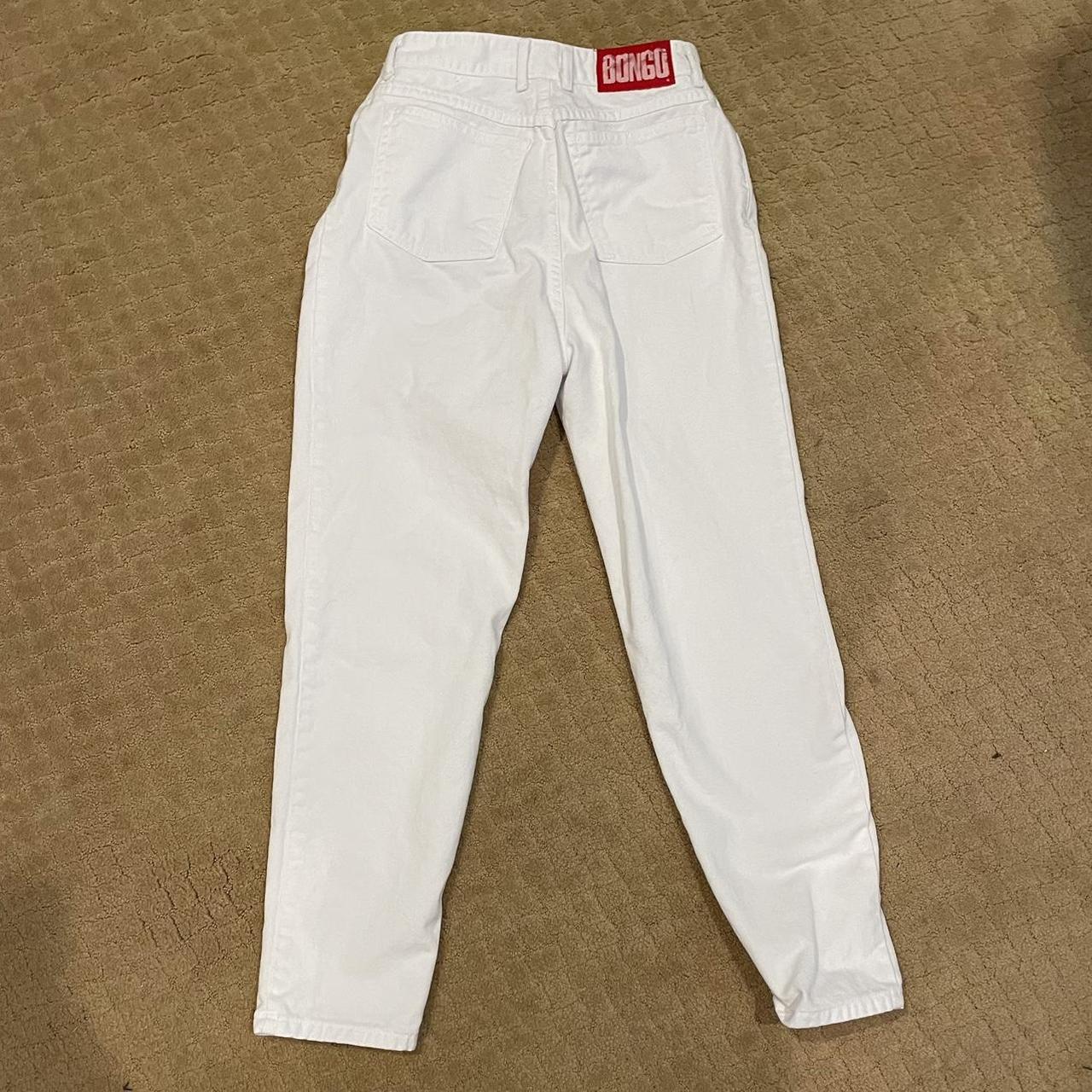 VINTAGE White bongo pants. Size 1 Style 202.... Depop