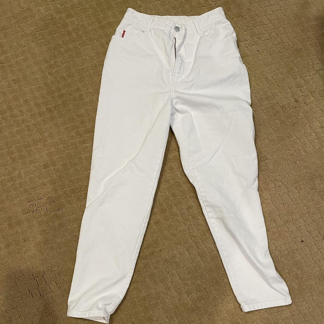 VINTAGE White bongo pants. Size 1 Style 202.... Depop