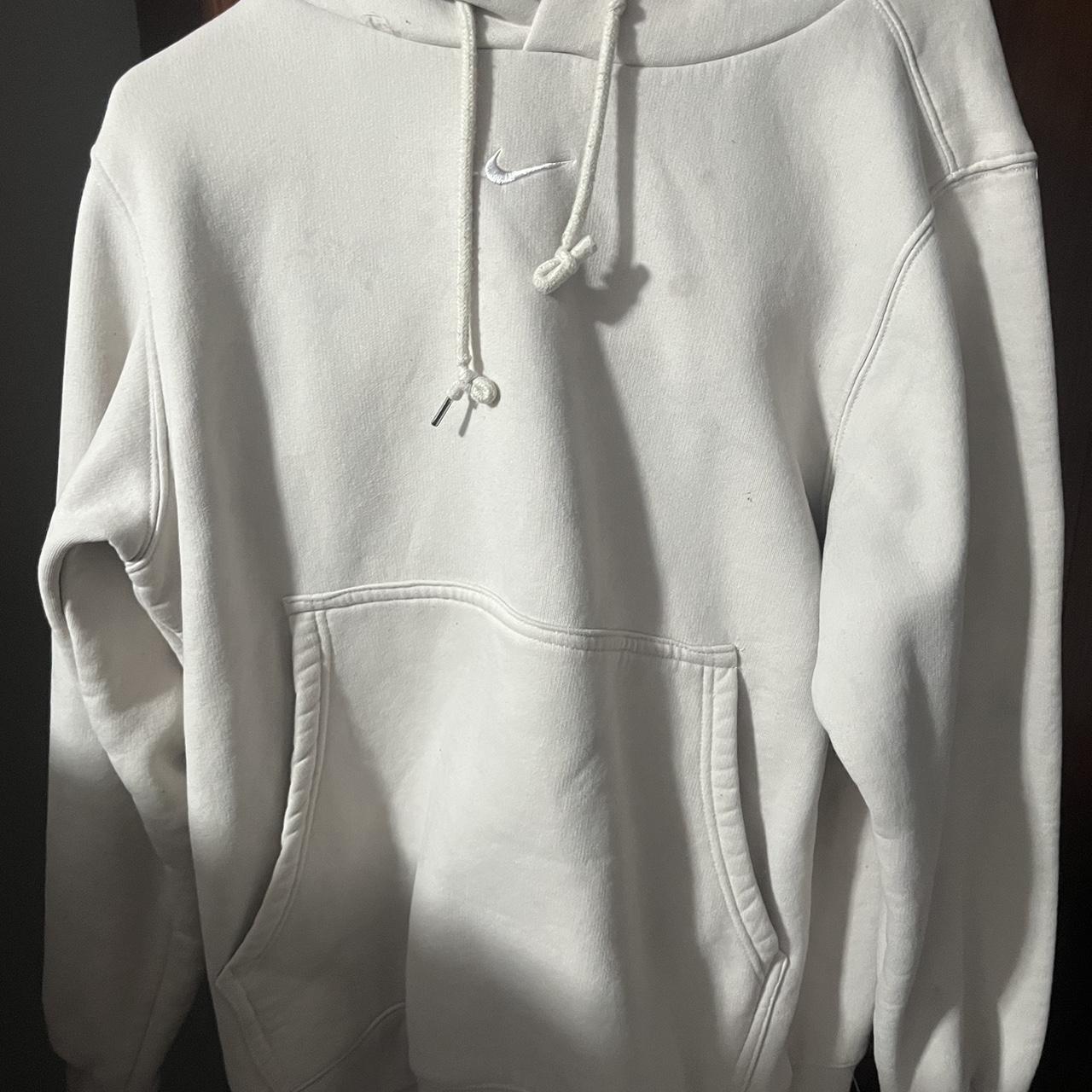 tan vintage nike hoodie