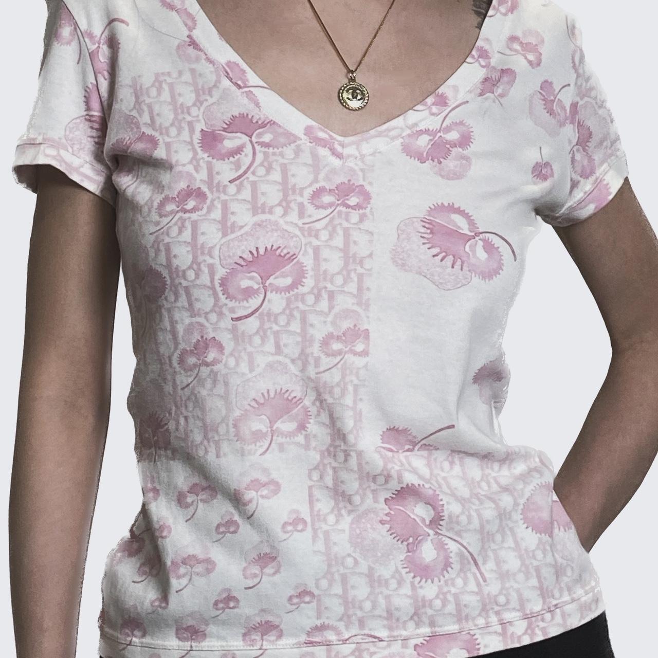 良品 Christian Dior ポロシャツ 花柄 80s vintage 良品 Christian Dior ポロシャツ 花柄 80s vintage
