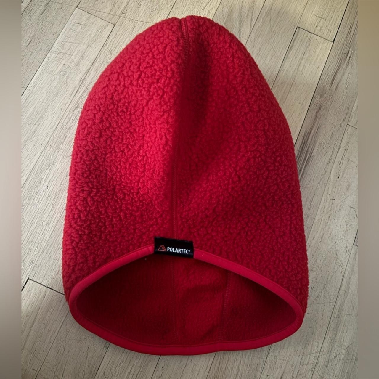 Supreme fleece red ski mask | Depop