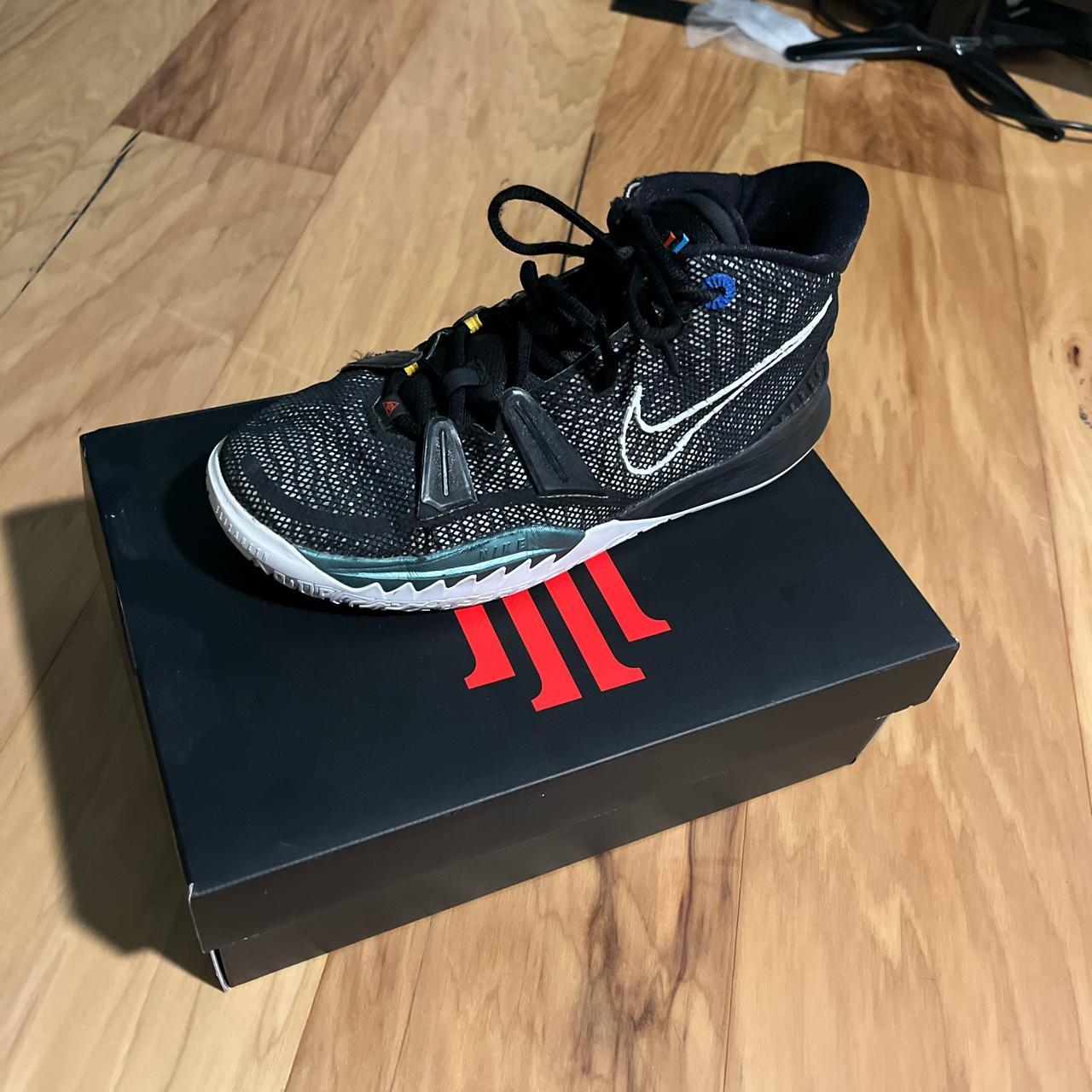 kyrie 7 white blue
