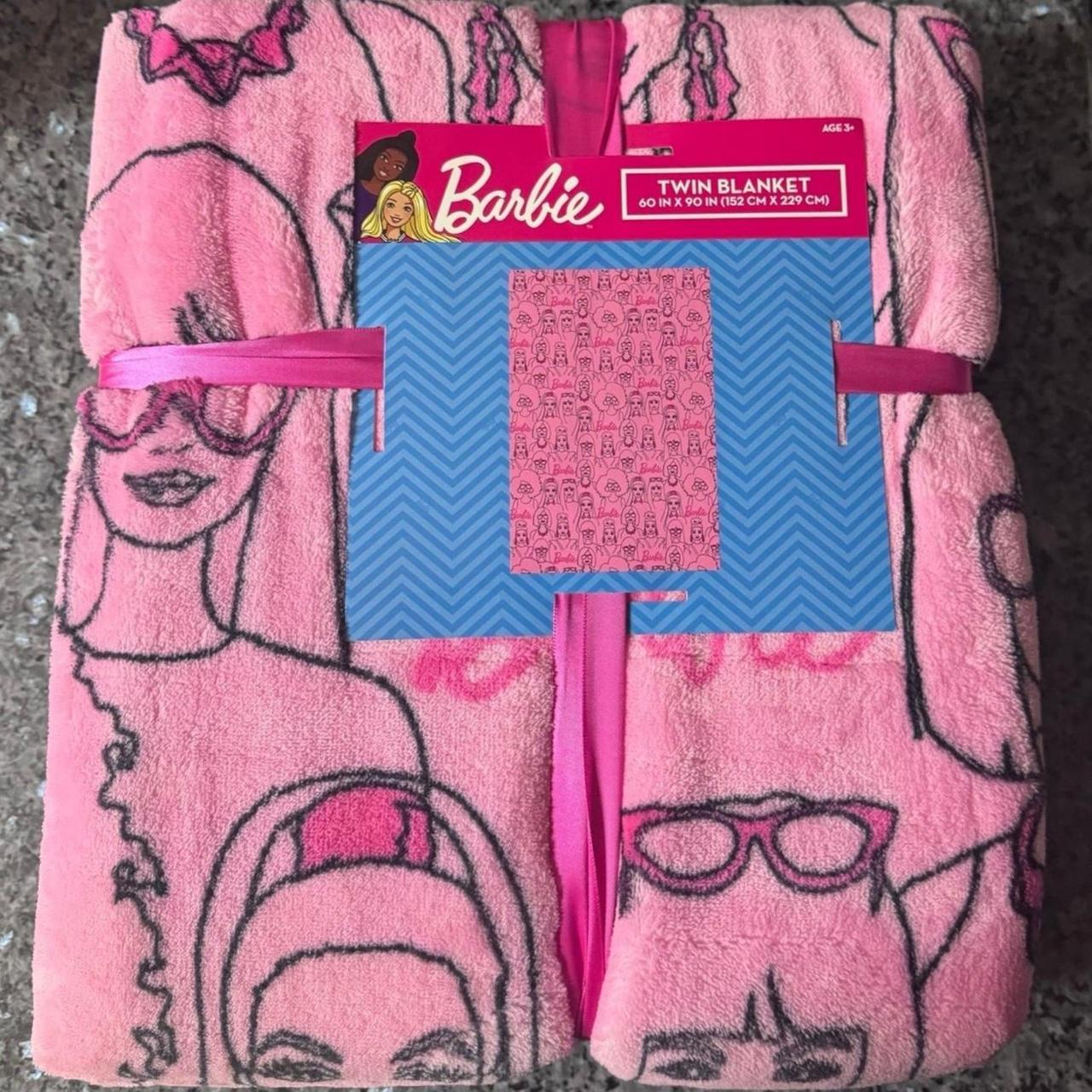 BARBIE store BRAND NEW BLANKET PINK