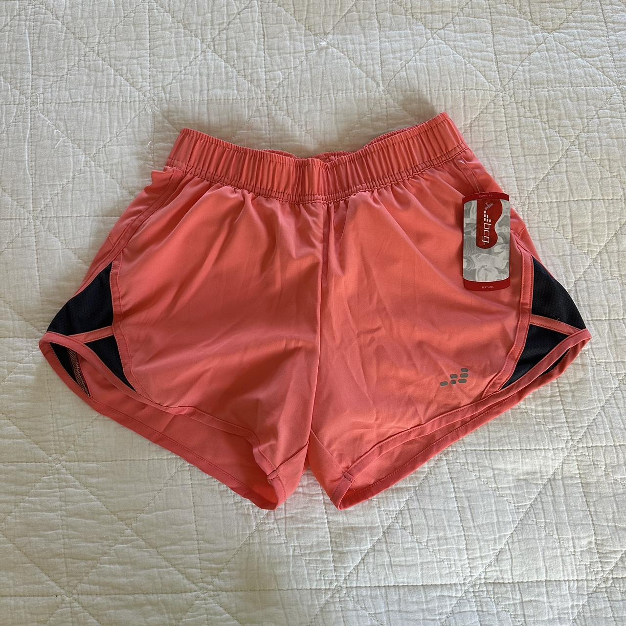 women's coral athletic shorts Depop