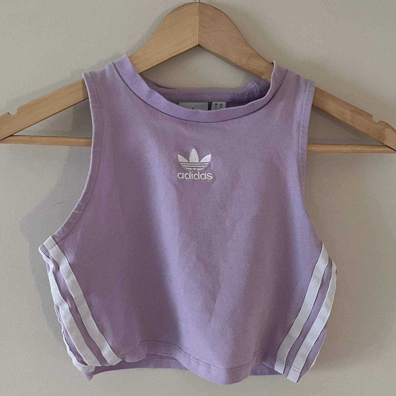 ☀️BUNDLE ANY 5 ITEMS FOR $50☀️ Adidas lavender crop... - Depop