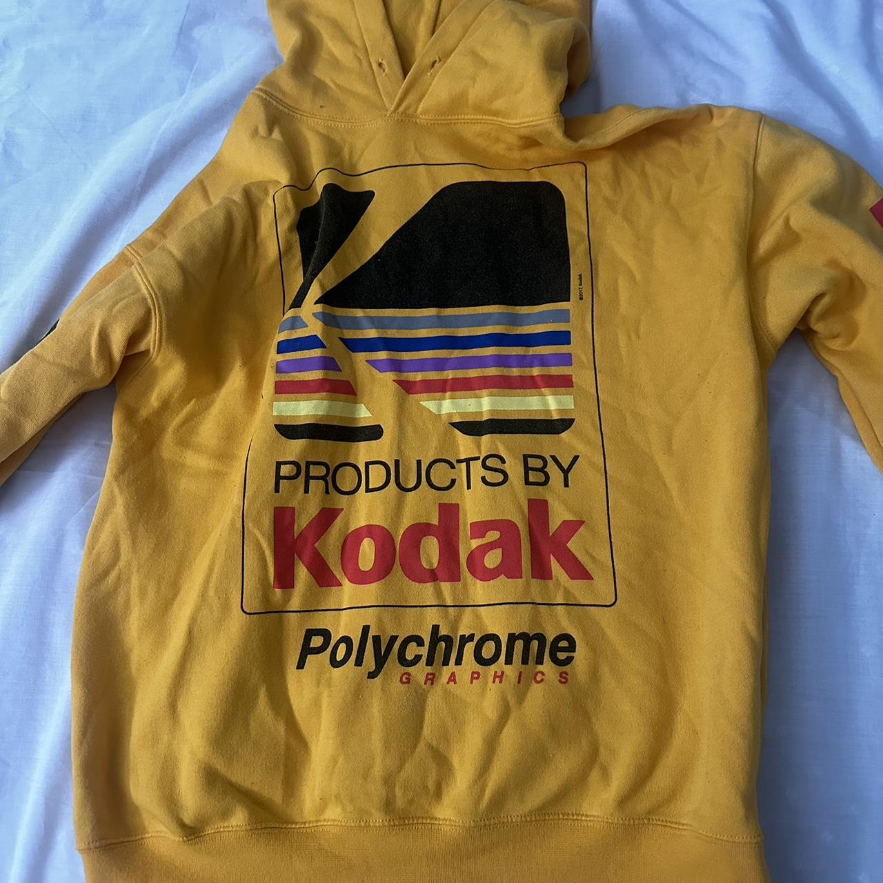 bright yellow kodak polychrome hoodie. brand Depop