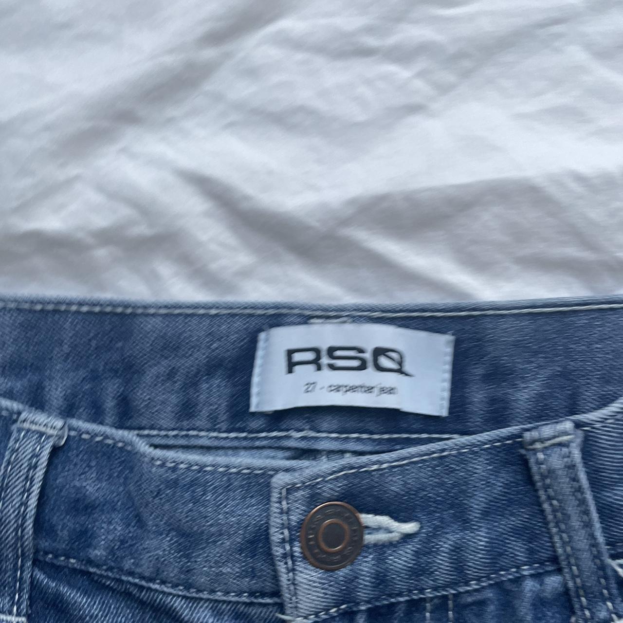 RSQ Womens Wide Leg Carpenter Jeans