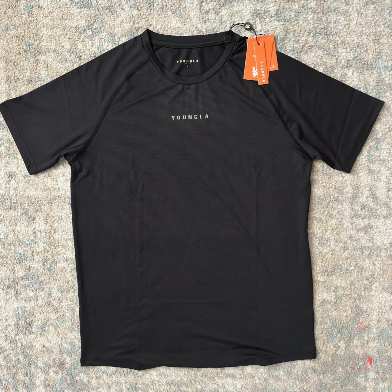 youngla compression shirt brand new black size s - Depop