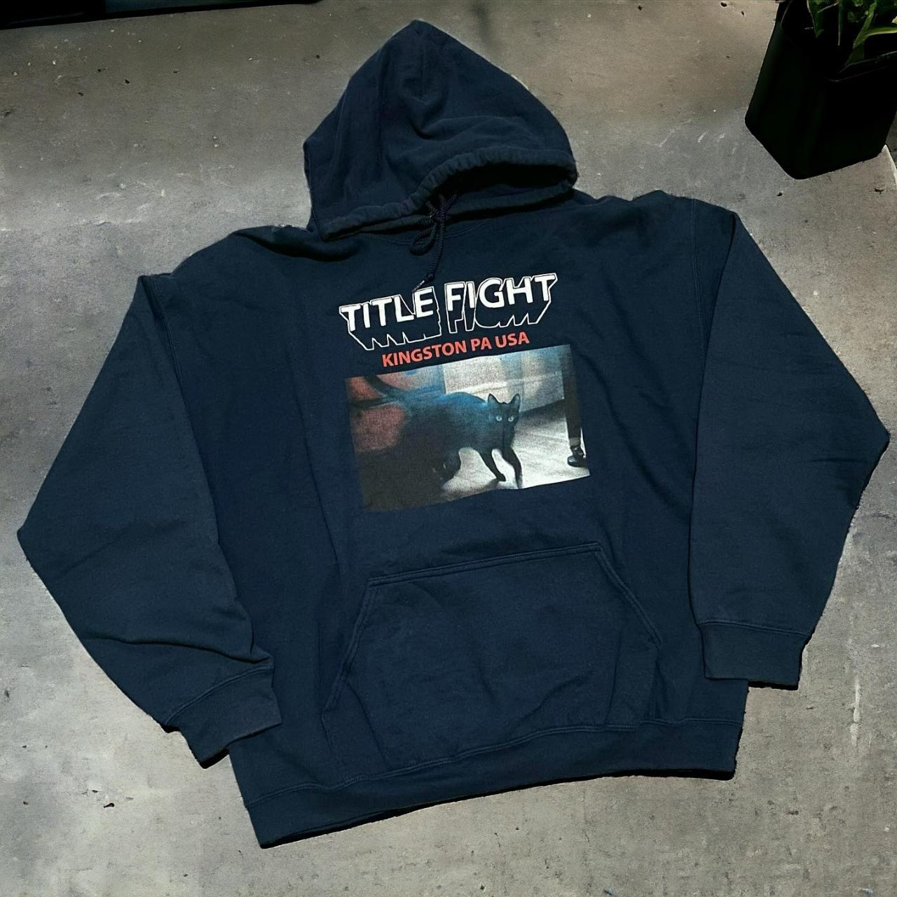 Title fight cat on sale hoodie