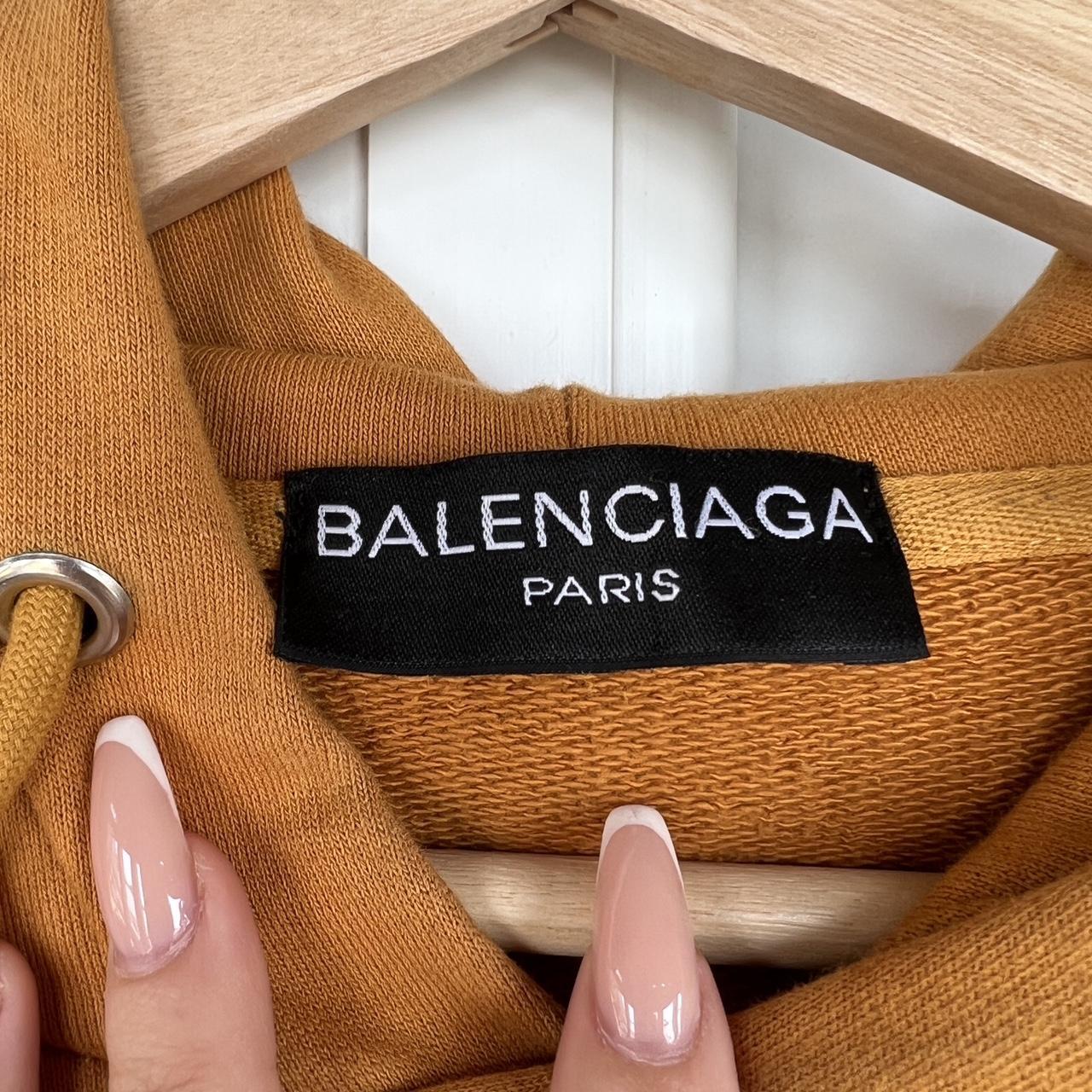 Balenciaga mustard hoodie, size L, good