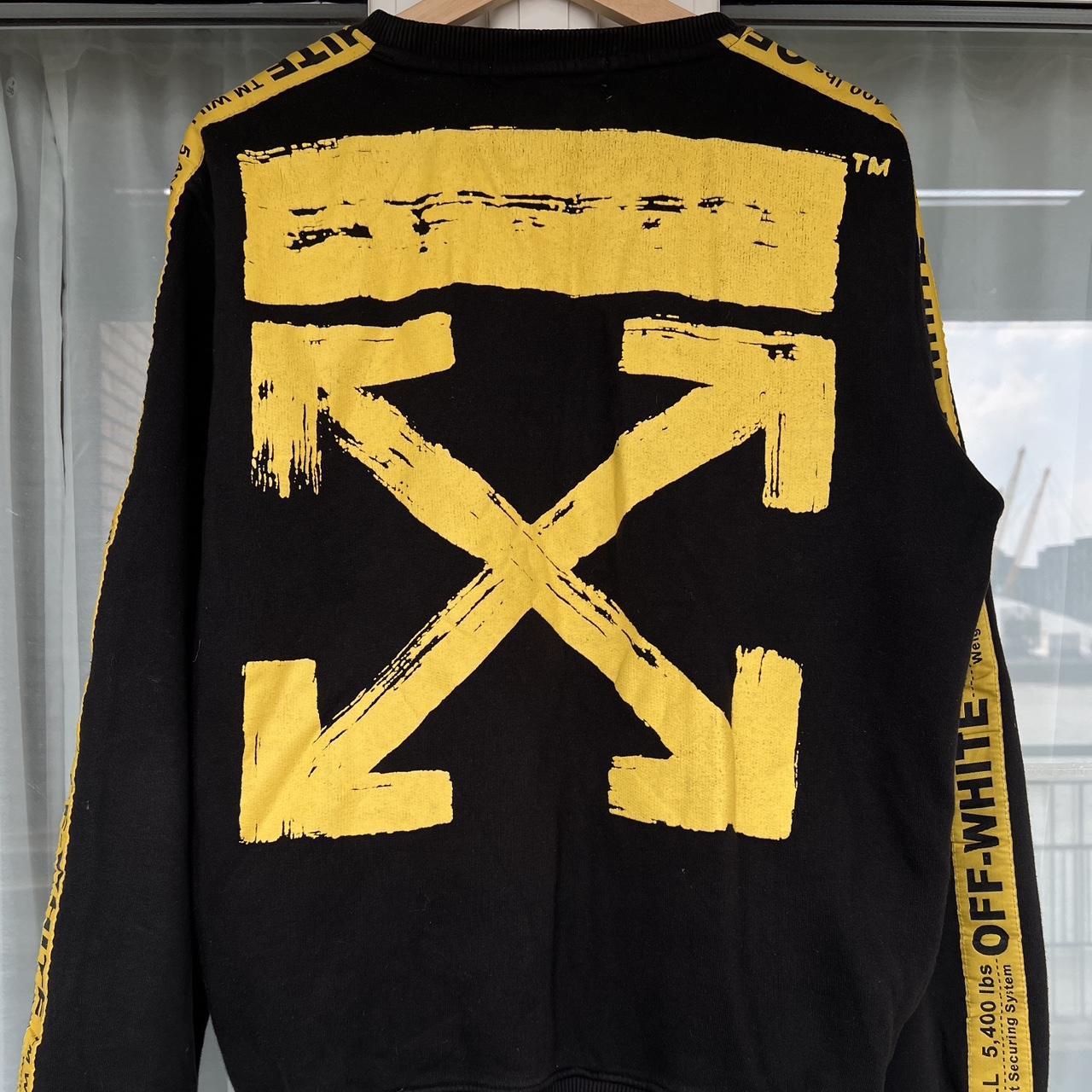 Off white black and yellow tracksuit online