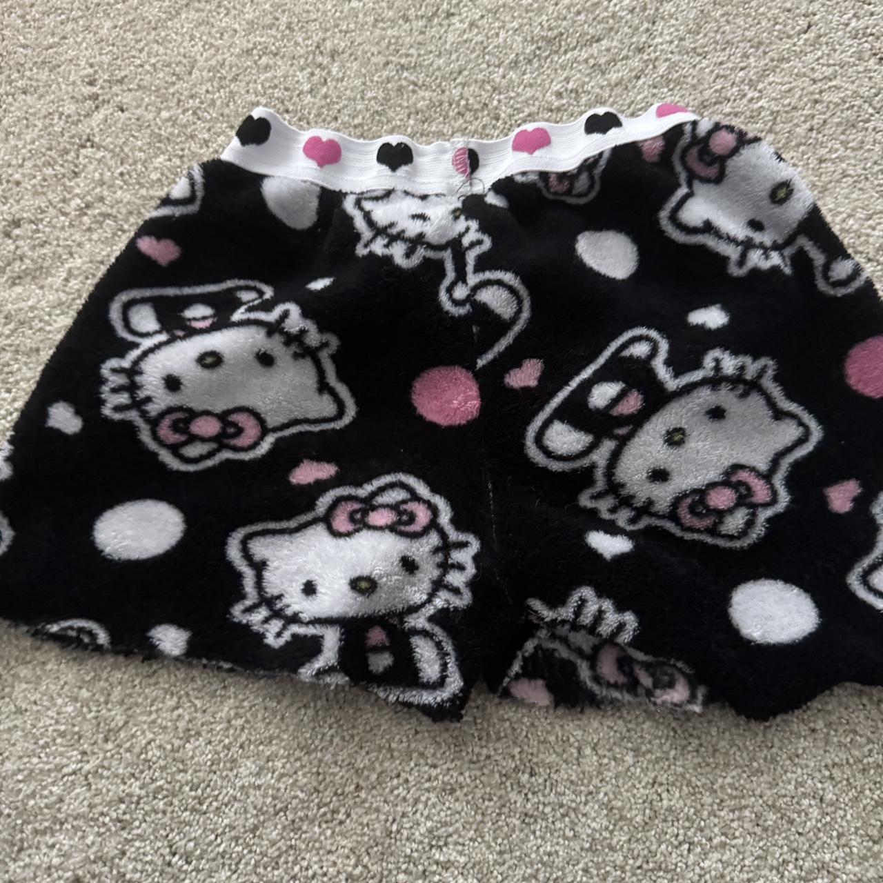 Hello kitty sleep shorts size youth medium Depop