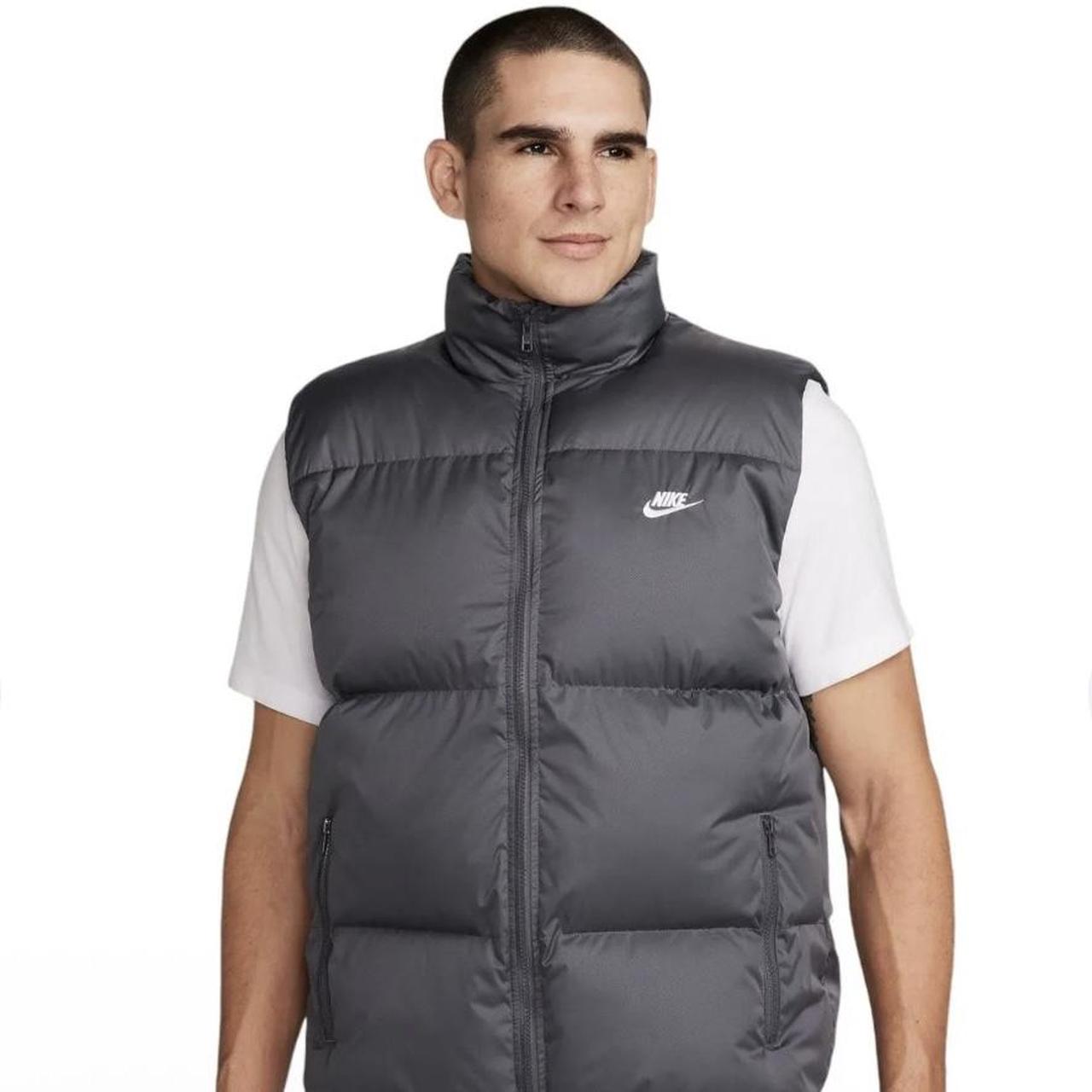 nike grey body warmer