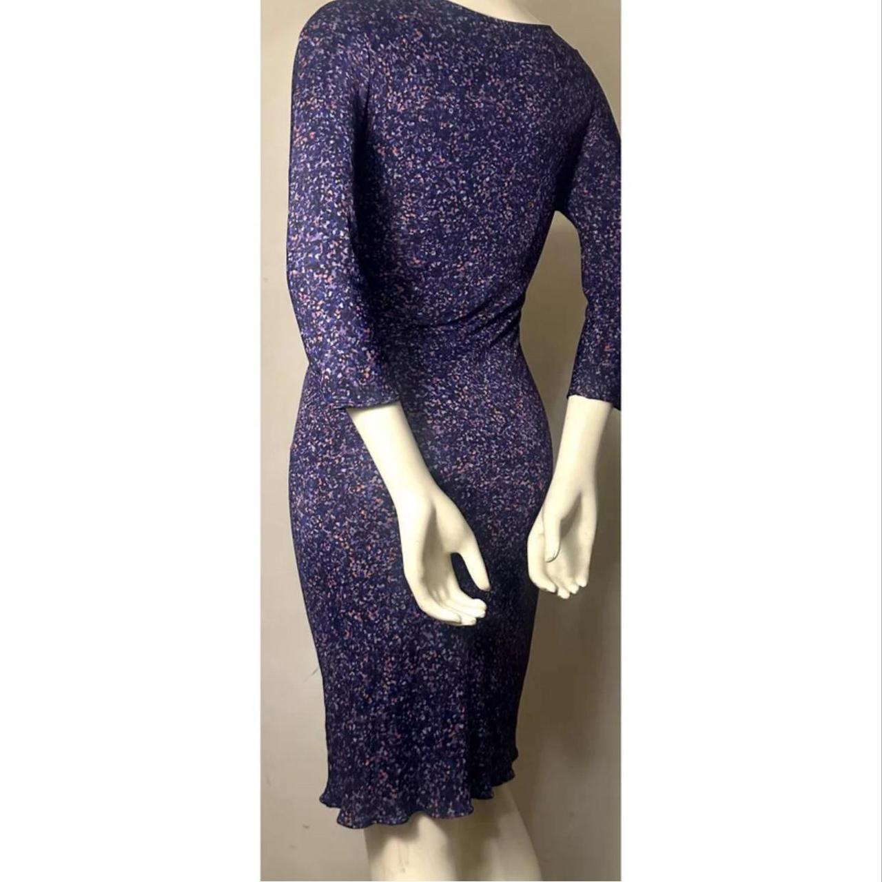 Dior Women's Bodycon Dress - Purple/Blue - 8 – Di… - image 5