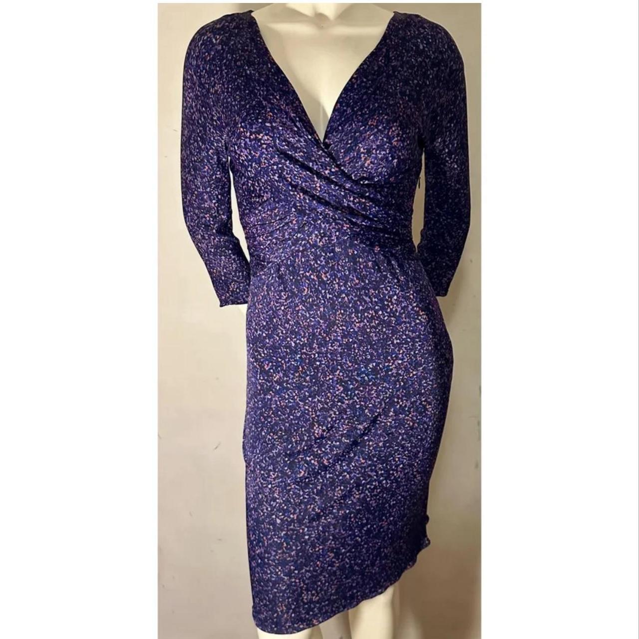 Dior Women's Bodycon Dress - Purple/Blue - 8 – Di… - image 8