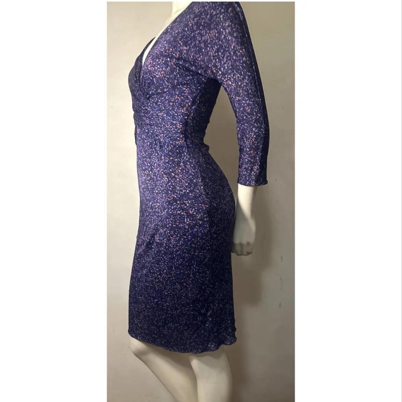 Dior Women's Bodycon Dress - Purple/Blue - 8 – Di… - image 3