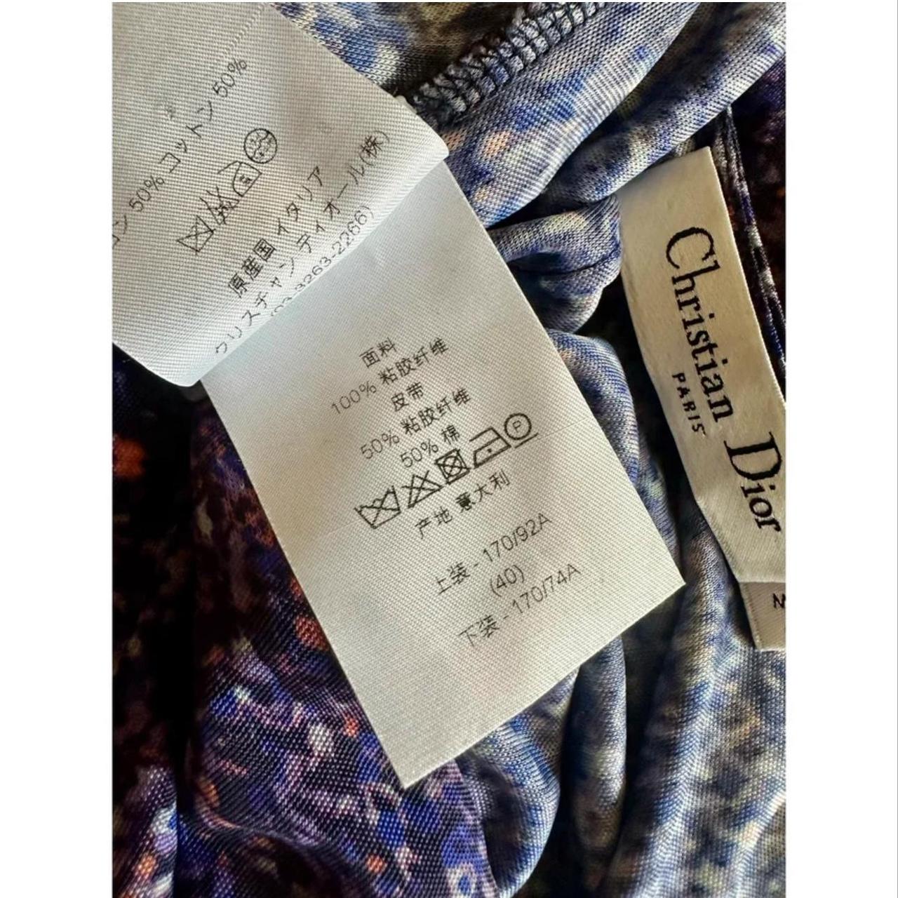 Dior Women's Bodycon Dress - Purple/Blue - 8 – Di… - image 7