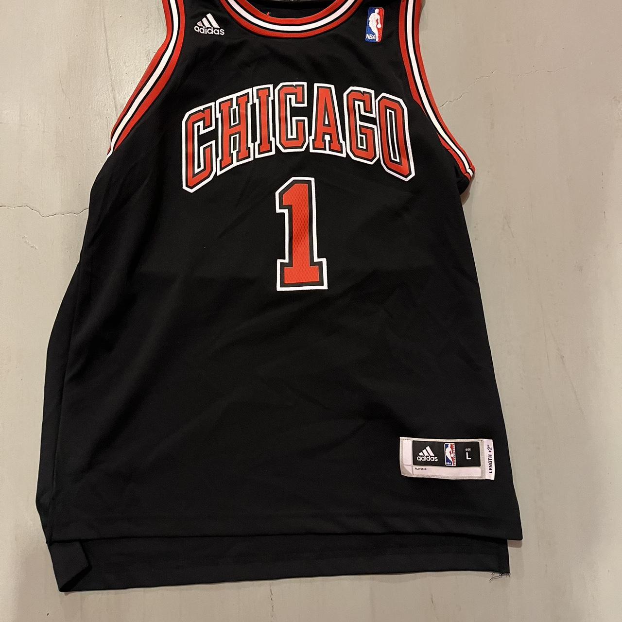 Y2K Derrick Rose Chicago Bulls Adidas Jersey. Depop