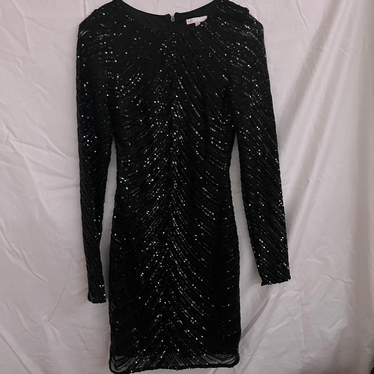 Gianni bini black sequin cheap dress