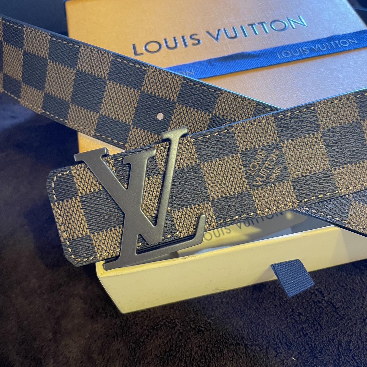 Louis Vuitton Damier Ebene Men’s Belt Size 40 but... - Depop