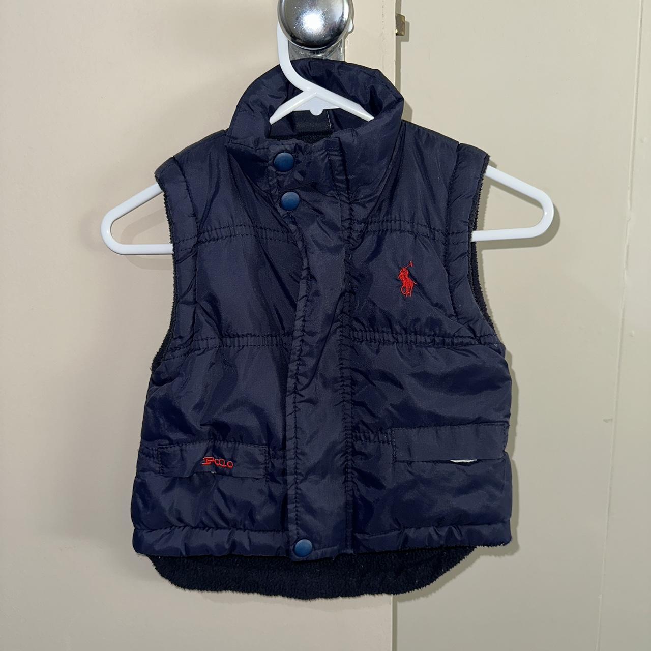 Ralph Lauren polo vest- children’s size... - Depop