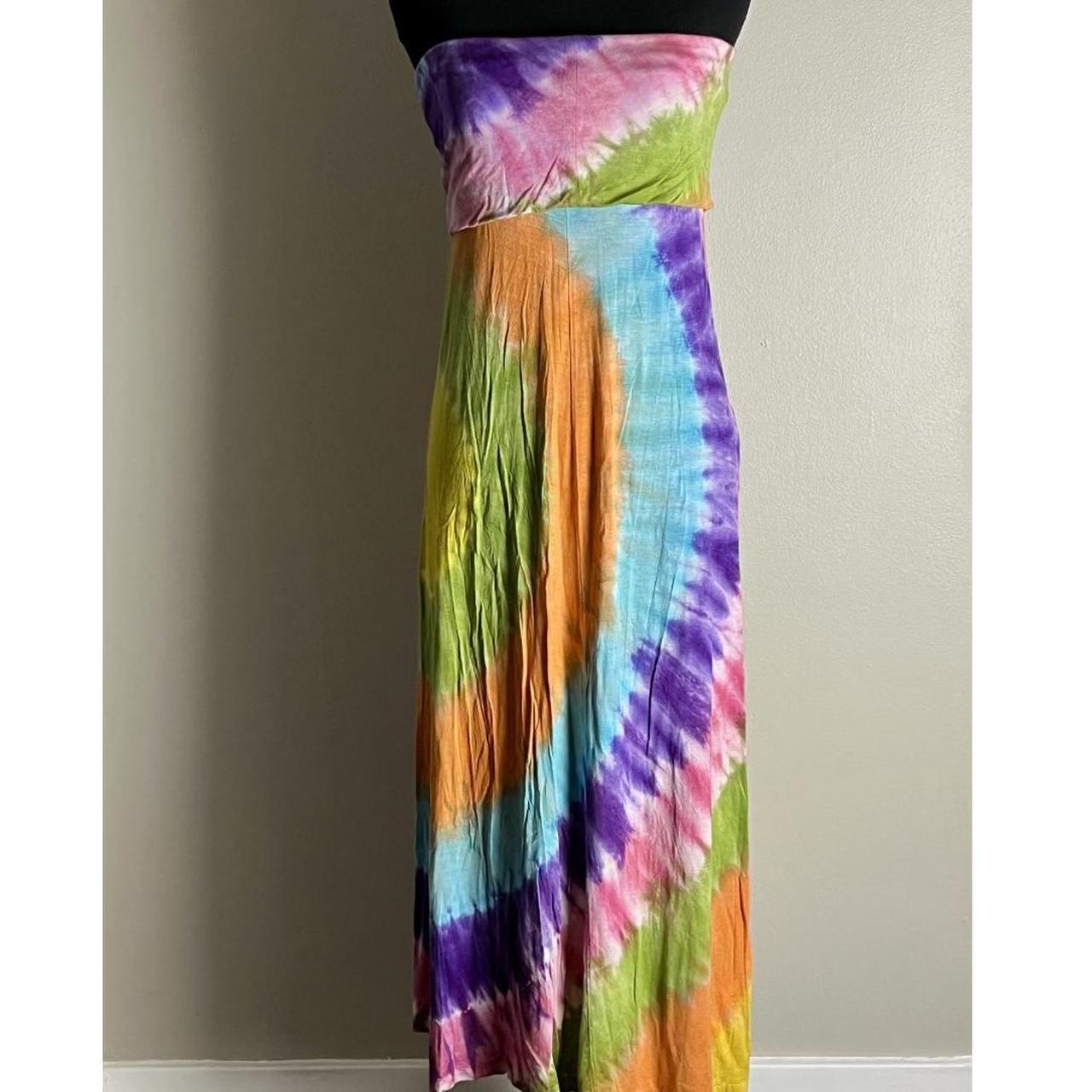 Pastel rainbow, tie-dye Raya son, maxi
