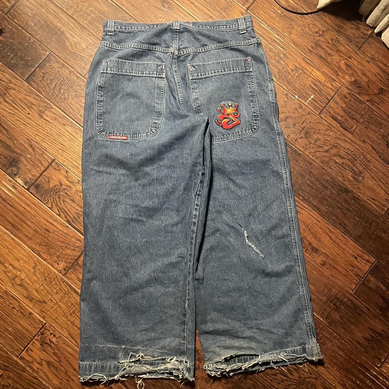 JNCO VINTAGE EXTREME WIDE LEG JEANS 40x32 (small... - Depop