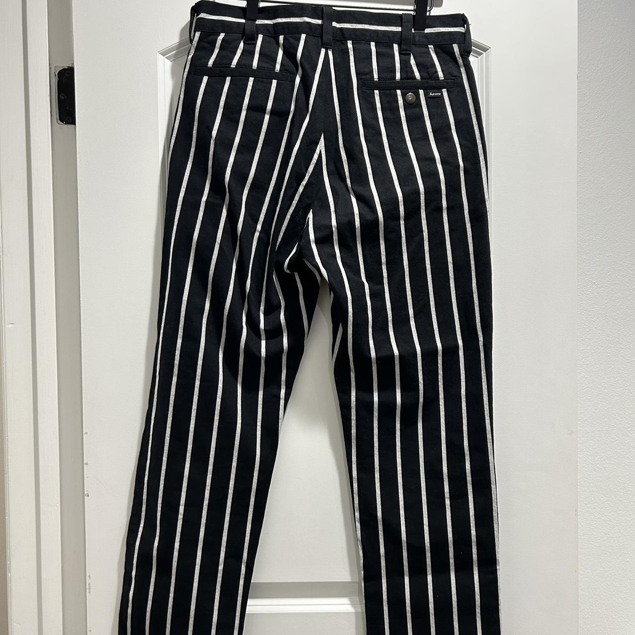 Vintage Supreme Striped Pants | Depop