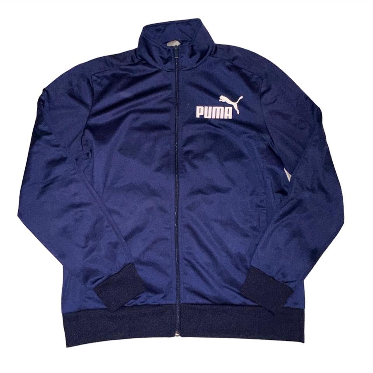 Puma zip up jacket - size L men’s - great condition... - Depop