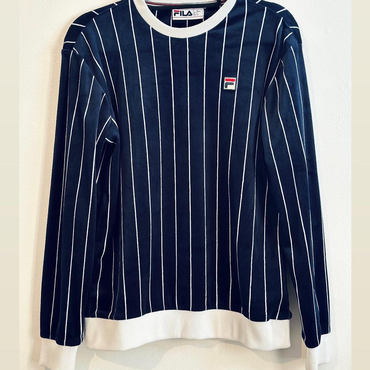 Fila striped cheap sweatshirt