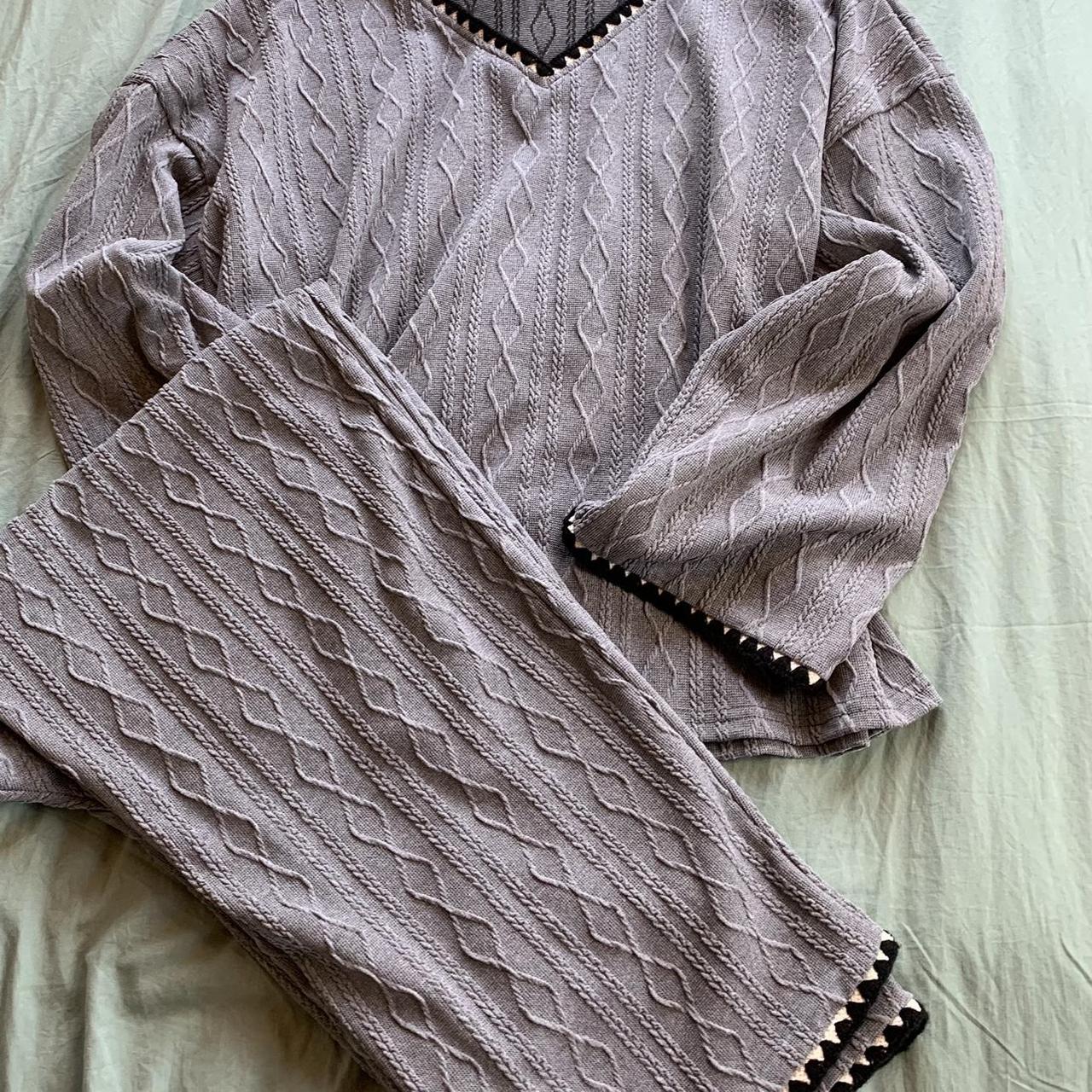 Shein PJ Set women’s Xl #grey - Depop