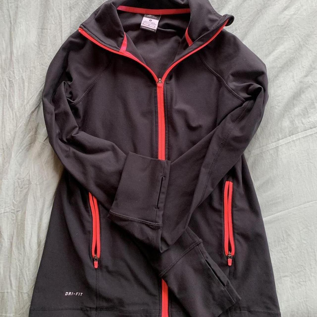 Nike Dry Fit Jacket with thumb holes Women s medium. Depop