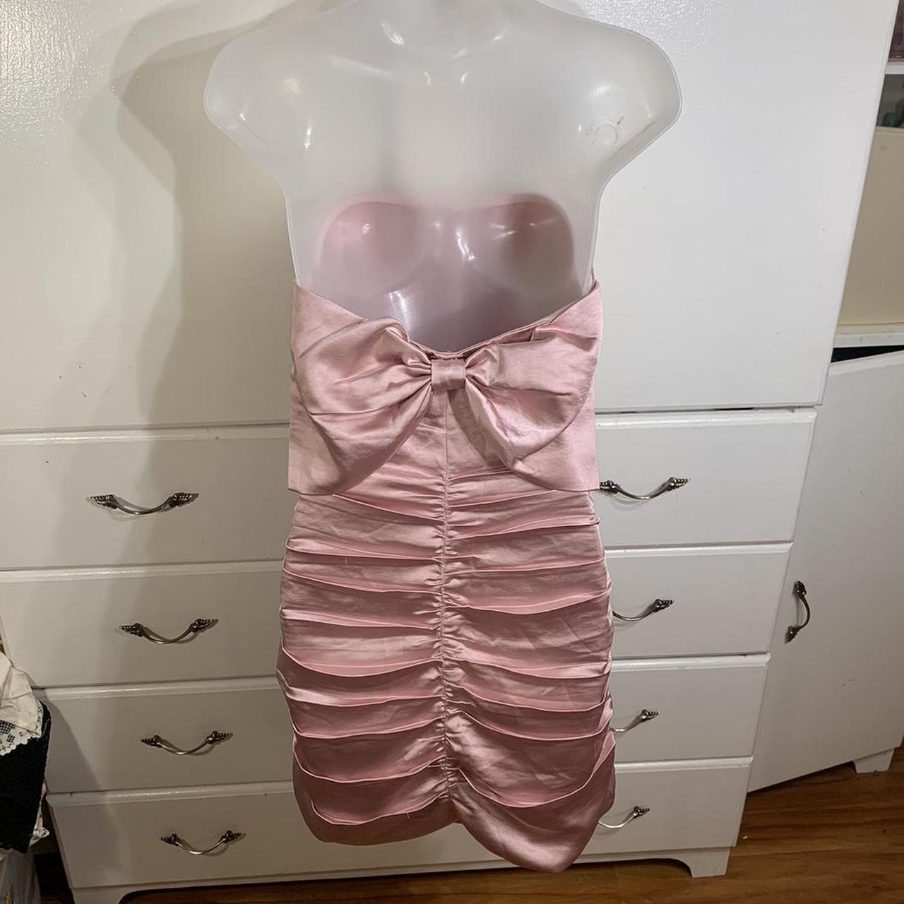 Shaila Strapless Mini Dress Pink