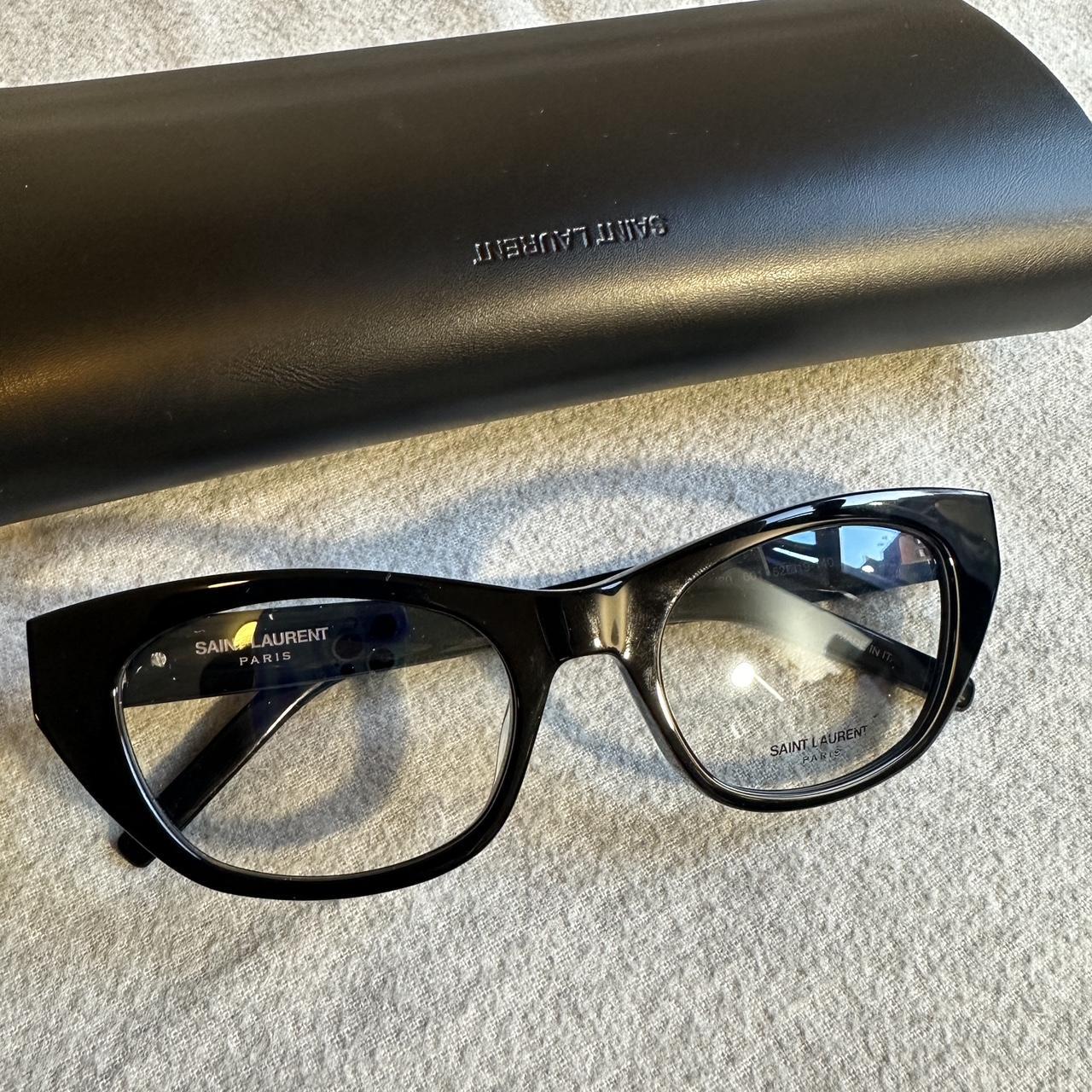 saint laurent glasses Only worn once - Depop