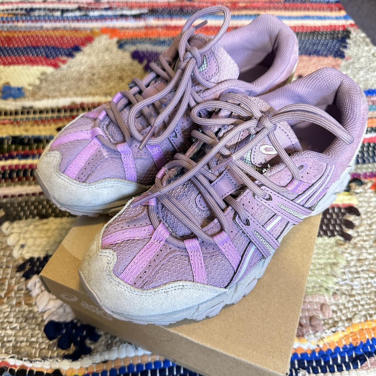 Asics purple and fashion pink trainers