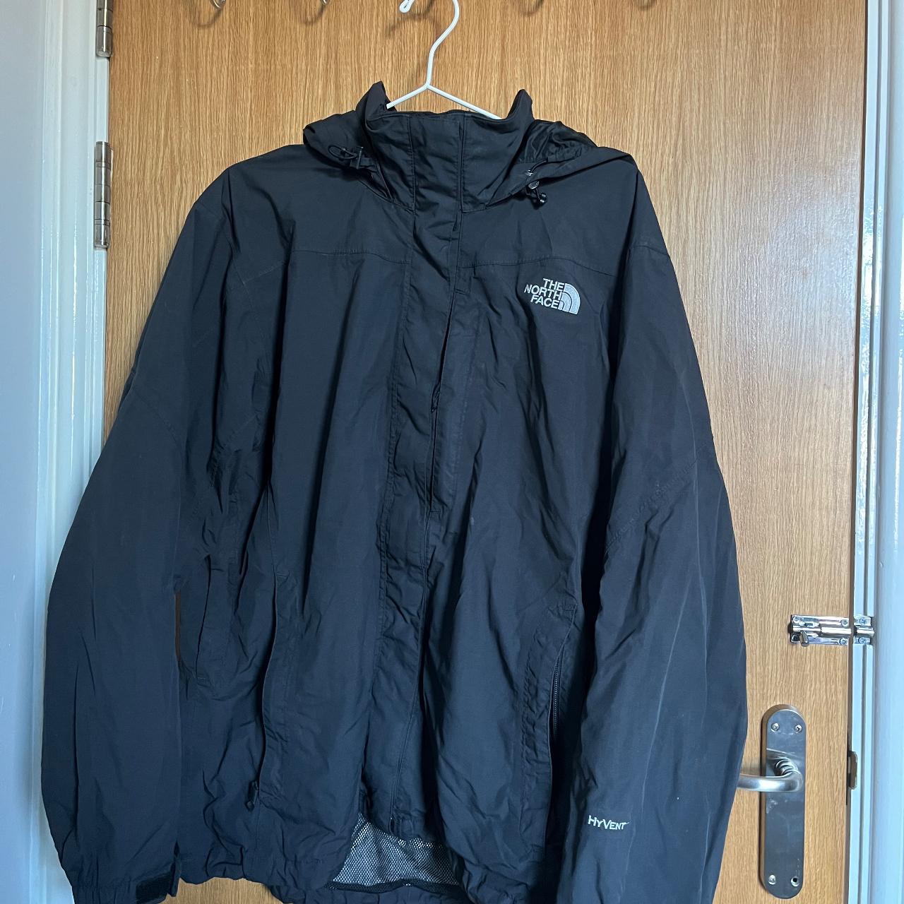 Black The north face Coat. Size XL Ladies and fits a... - Depop