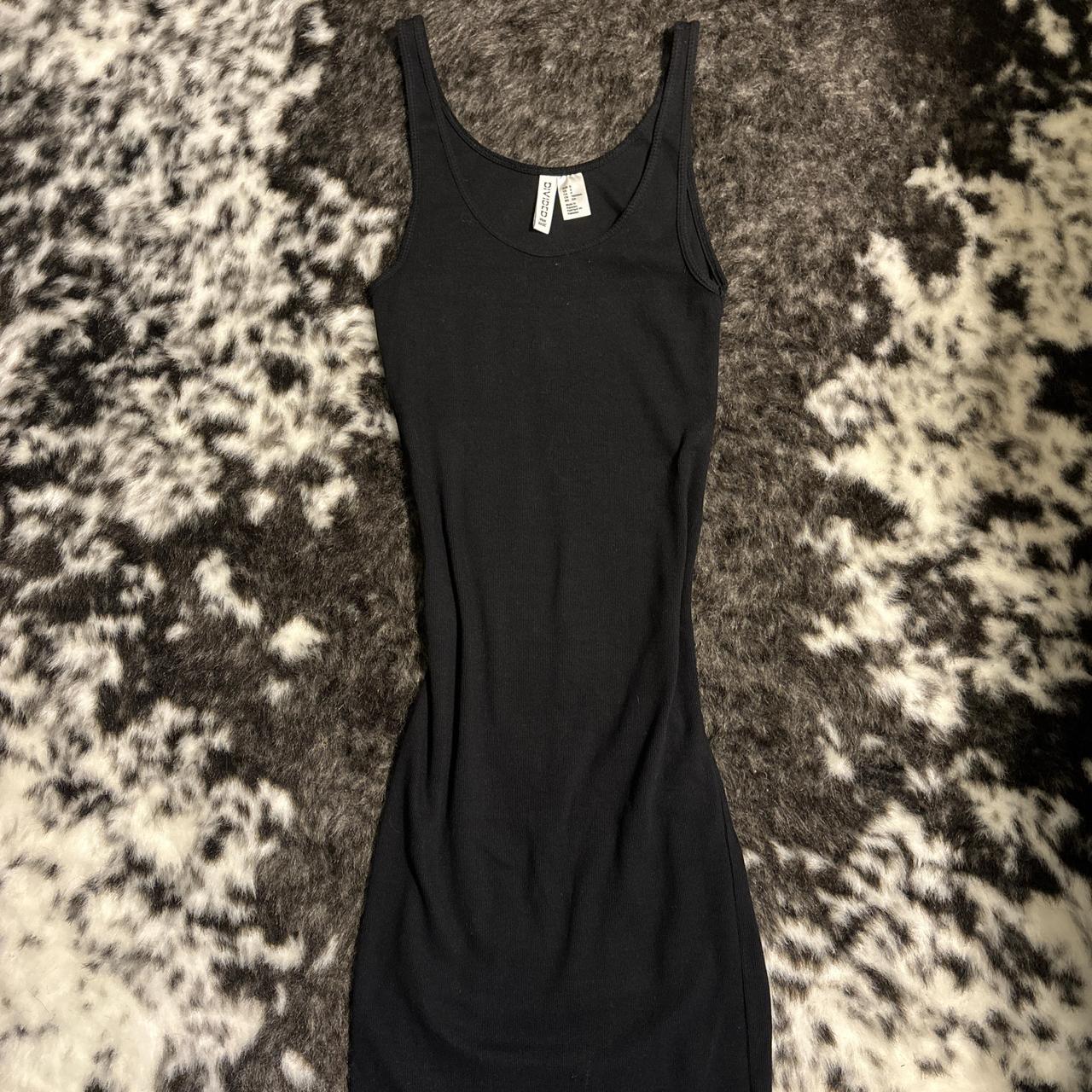 Black tank maxi dress... - Depop