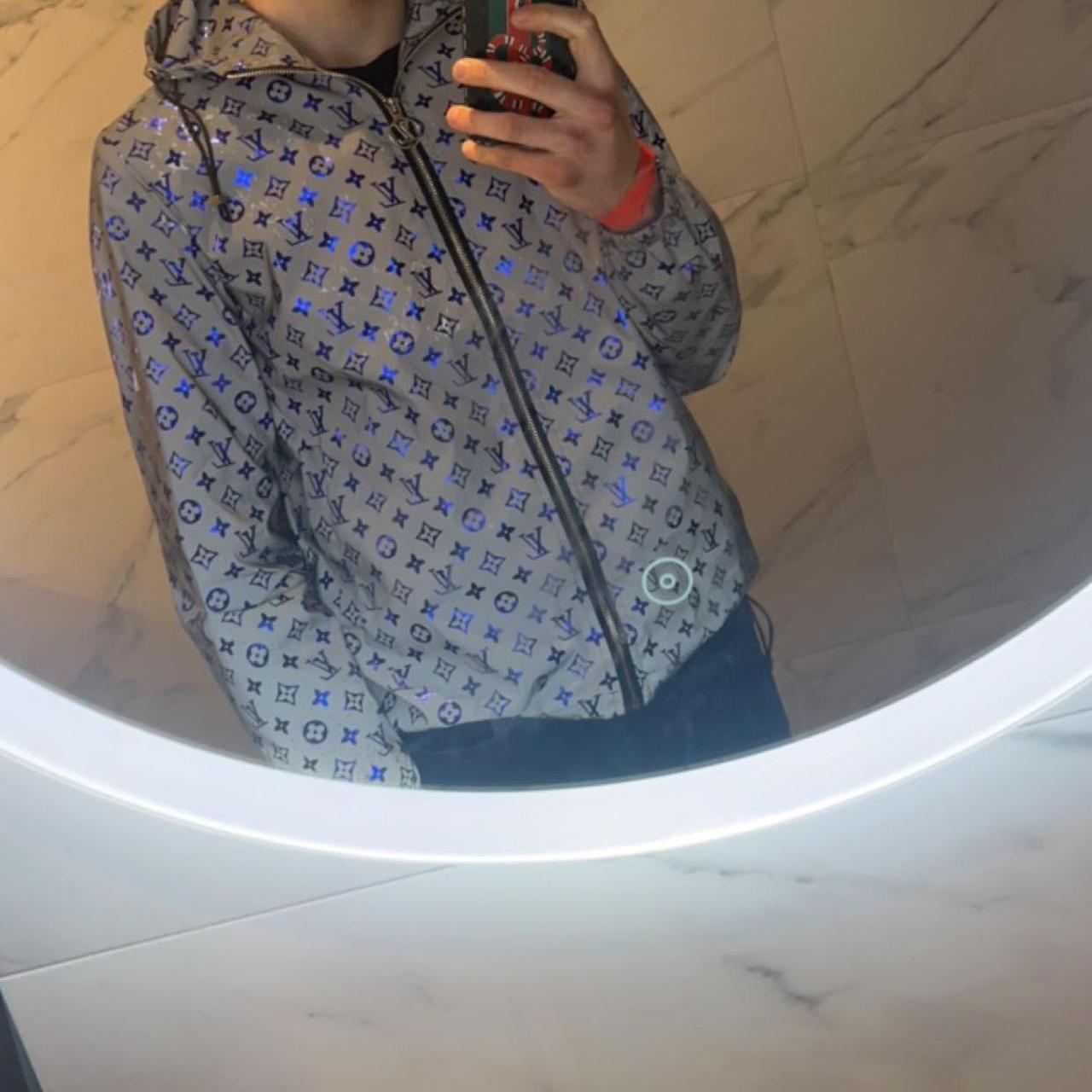 Blue lv deals jacket