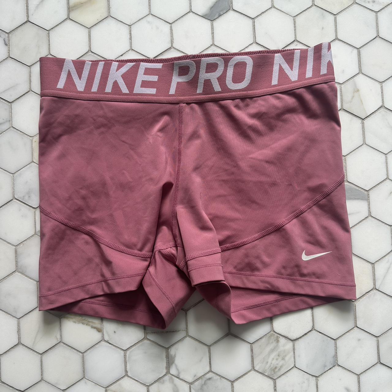 Pink Nike pro leggings Size small 8-10 #nike - Depop