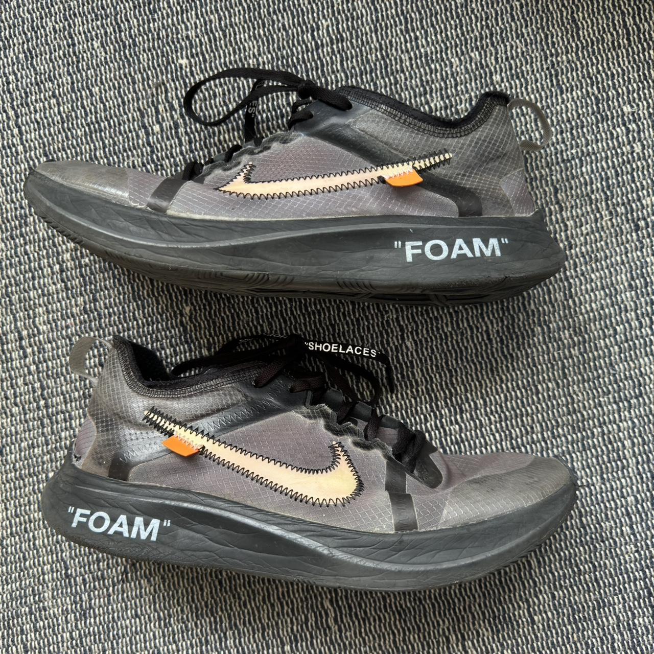 Nike Zoom Fly SP x Off White Black OBO Send Depop