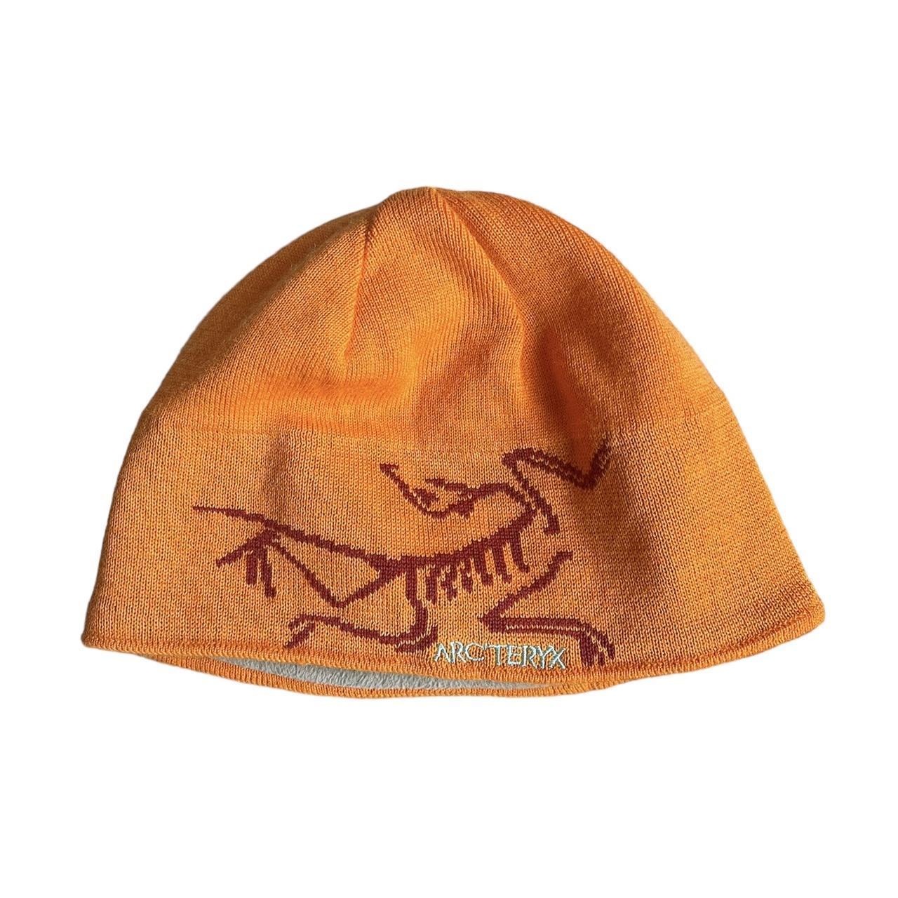 Arc’teryx beanie orange big logo (Check out other... Depop